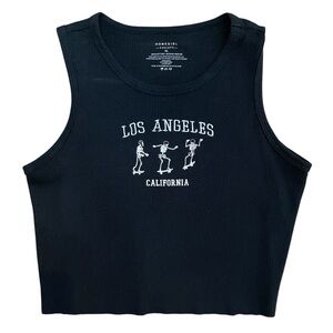 Homegirl Black Crop Top - Los Angeles California